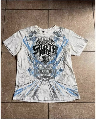 Men's Summer Korean-style Fashionable Printed Short Sleeve