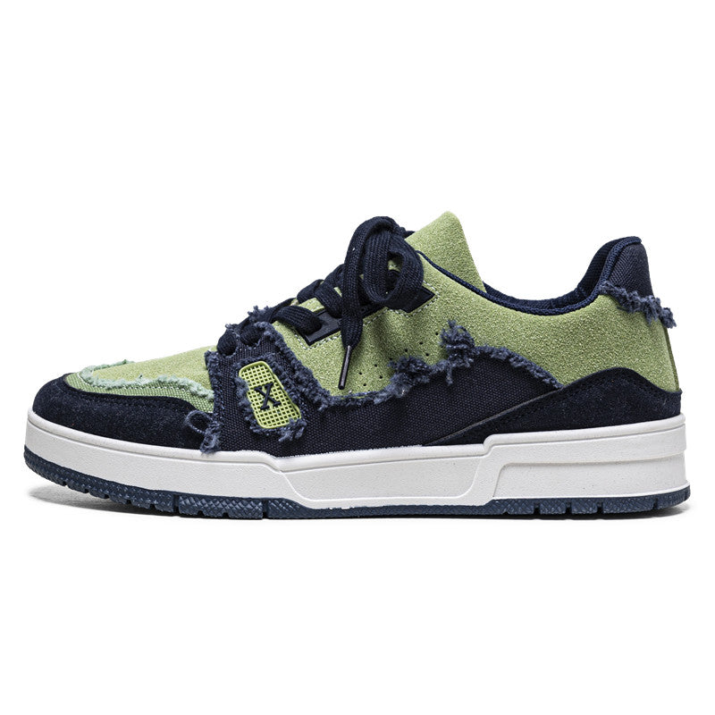 Breathable Leisure Hong Kong Style Retro Men's Shoes