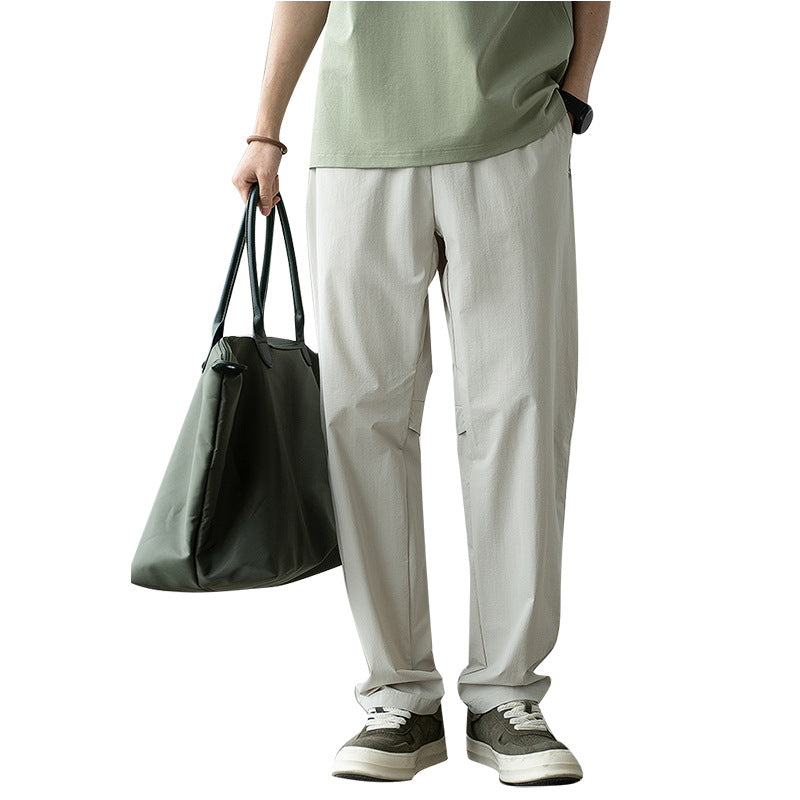 Zero Pressure Quick-drying Casual Pants Men's Ice Silk