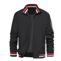 Men's Bomber Jacket Lightweight Casual Windbreaker Spring Fall Zip Up Coat