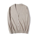 Men's V-neck Spring And Autumn Coat
