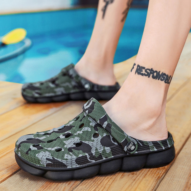 Summer Baotou Slippers Men's And Women's Casual Sandals