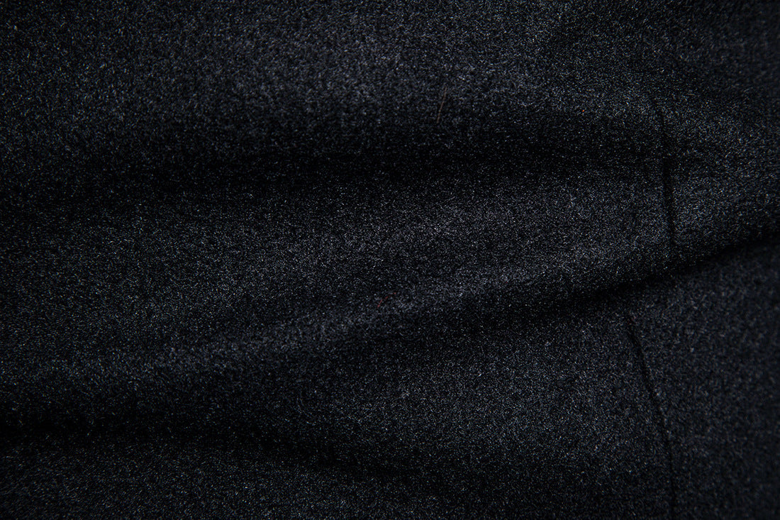 Men's Medium Length Woolen Coat