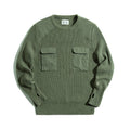 Retro Commando Outdoor Army Green Sweater