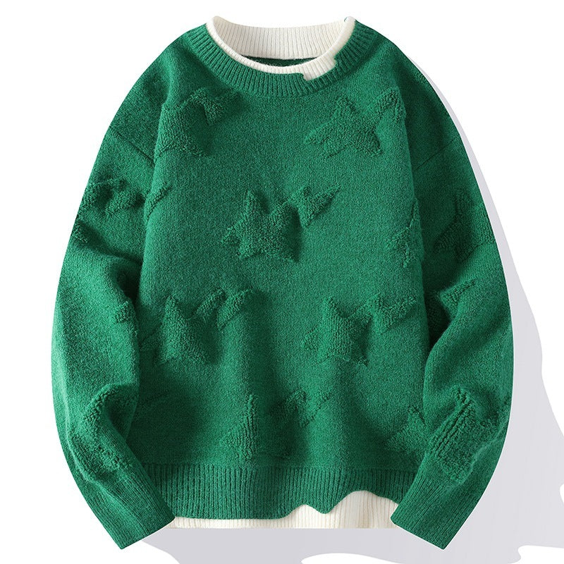 Autumn And Winter Round Neck Sweater