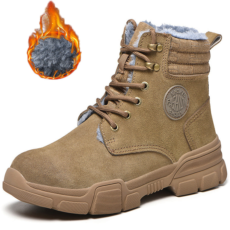 Men's High Top Safety Shoes Anti Smash And Puncture