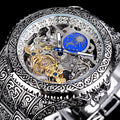 European And American Style Men's Fashion Hollow Retro Carved Automatic Mechanical Watch