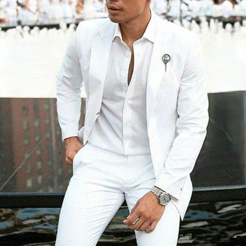 Men's Two-piece Grooms Suit