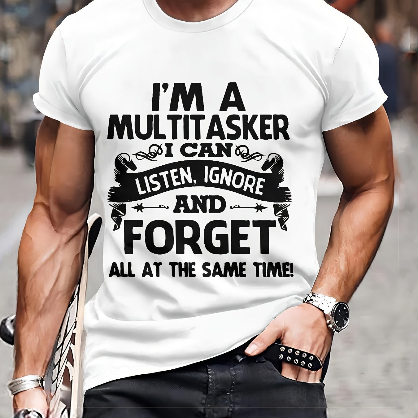 Men's Fashion 3D T-shirt Casual Loose