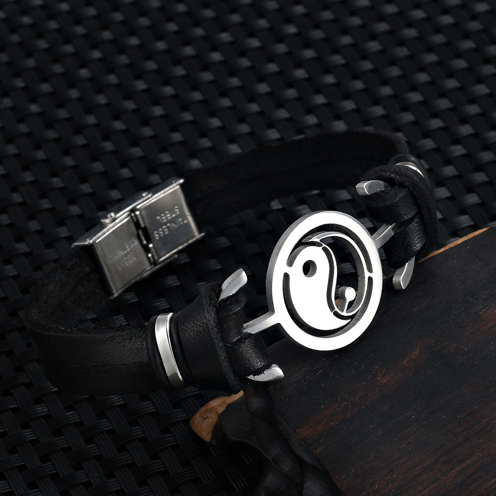 Titanium steel bracelet men