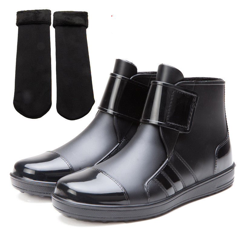 Men's Plus Size Rubber Shoes Non-slip Water Shoes Men's Overshoes