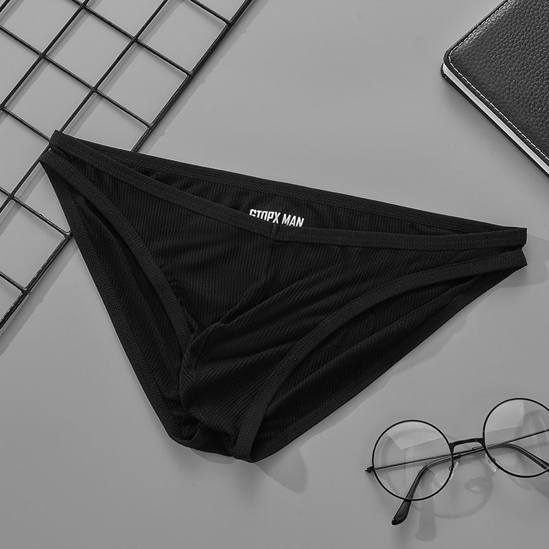 Men's V Belt Low Waist U Convex Thread Comfortable Breathable Sexy