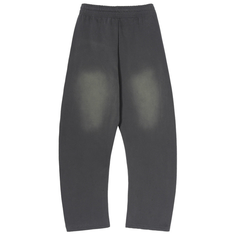 Men's Retro Distressed Machete Sweatpants Loose Casual Pants