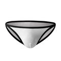 Men's Narrow Edge Sexy Low Waist Small Briefs Single Layer Thin