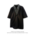 Men's Heavy Henry Collar Polo Shirt Sweater