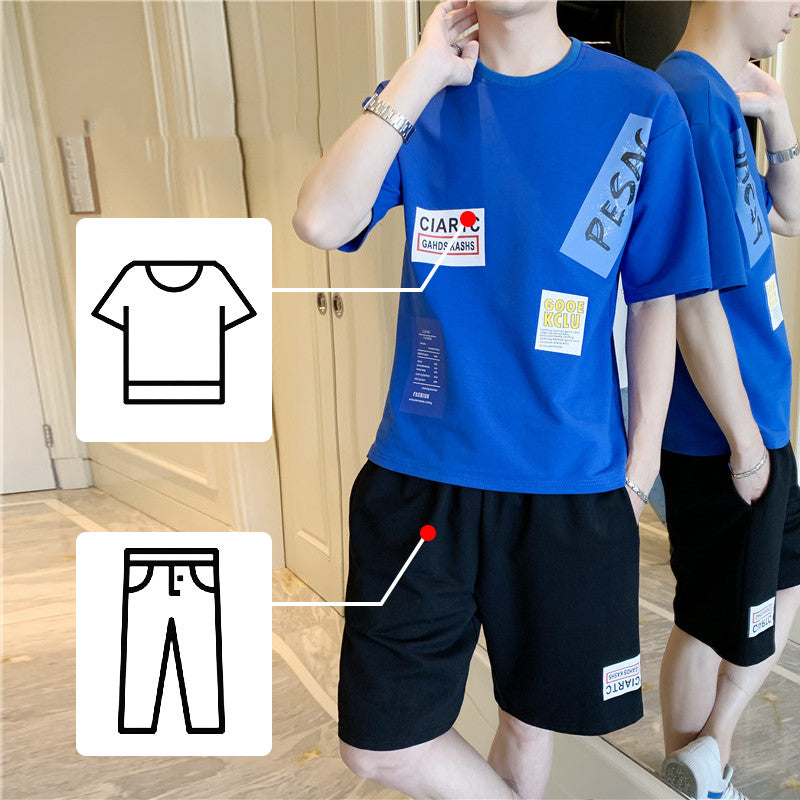 Men's summer suit short sleeve