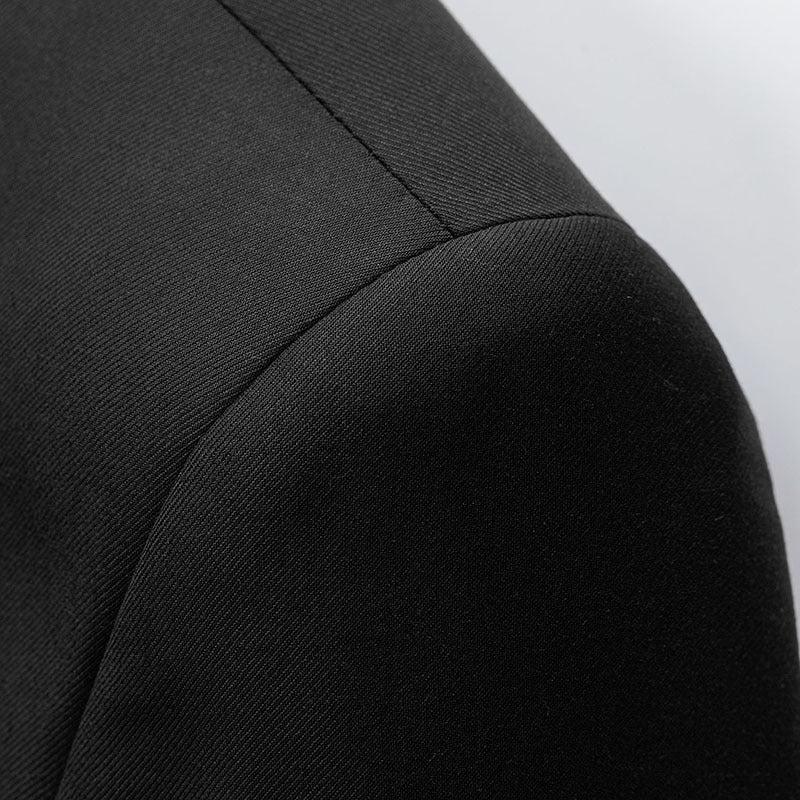 Men's Retro Business Casual Plus Size Small Suit Jacket