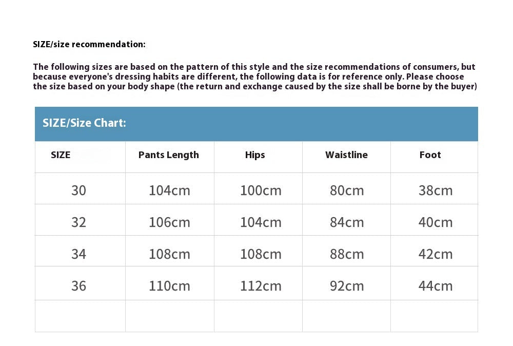 Pressure Line Denim Straight-leg Pants Men's Slim Fit Feet