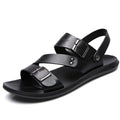 Men's leather sandals and slippers