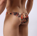 Breathable Milk Silk Retro Print Briefs