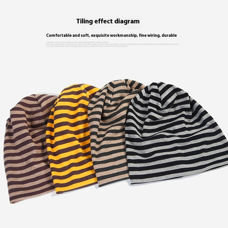 Big Head Circumference Trendy Men Pure Cotton Breathable Pullover Hat