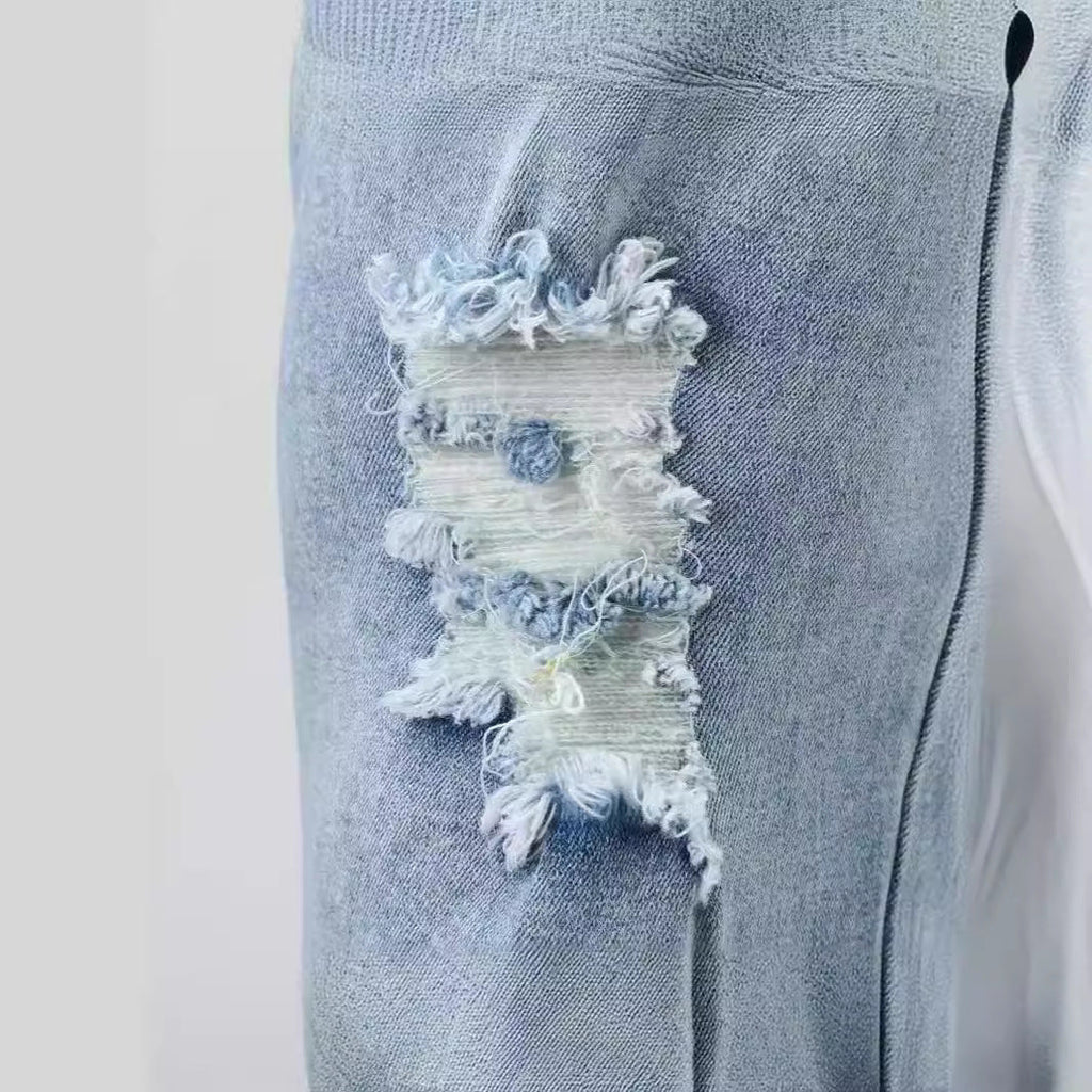 Fashion Wash Jeans Men's Ripped