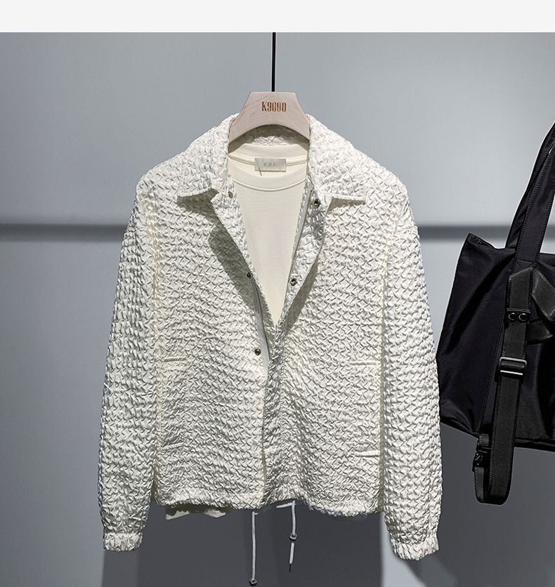 Polo Collar Loose New Long-sleeved shirt jacket