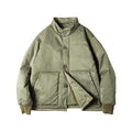 Workwear Japanese Single-breasted Coat For Men Winter