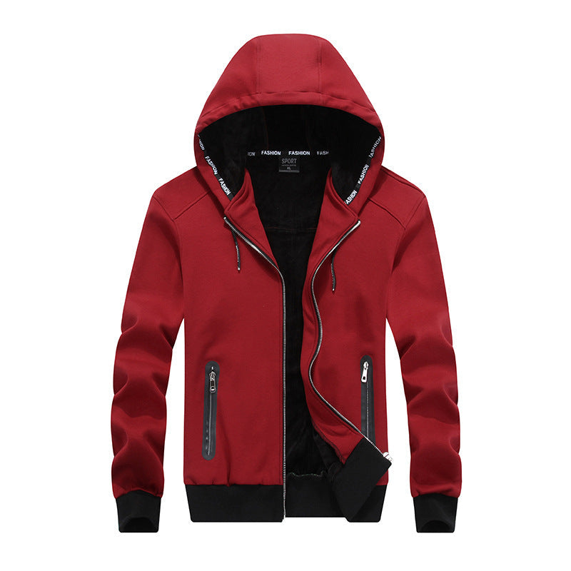 Sweater plus fleece coat spring and autumn