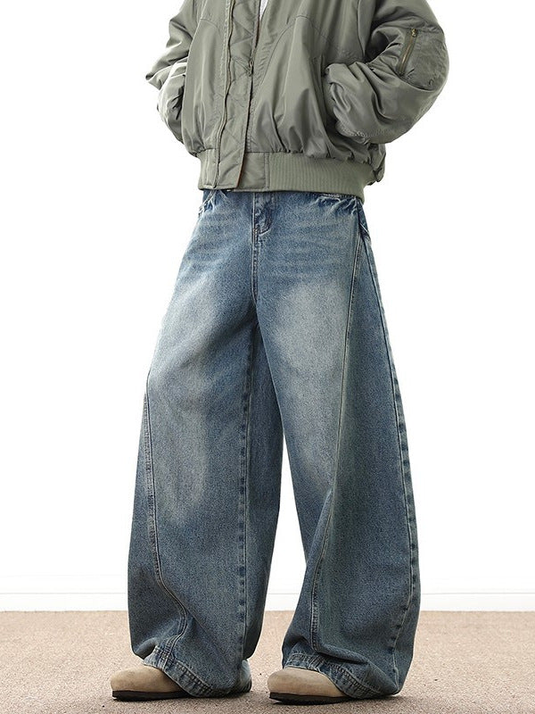 Men's And Women's American Retro Loose Pants