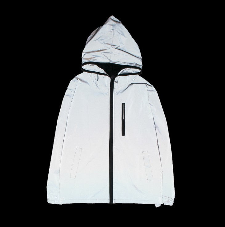 Luminous clothing Japanese trench coat