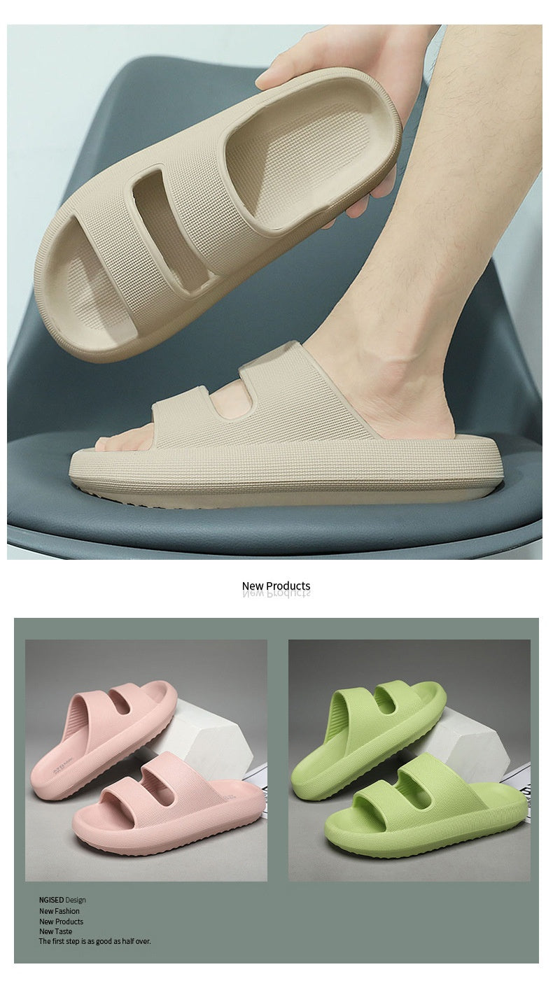 Men's Outdoor Non-slip Sandals Casual Slip-on Feeling Summer Wear Thick Bottom All-matching