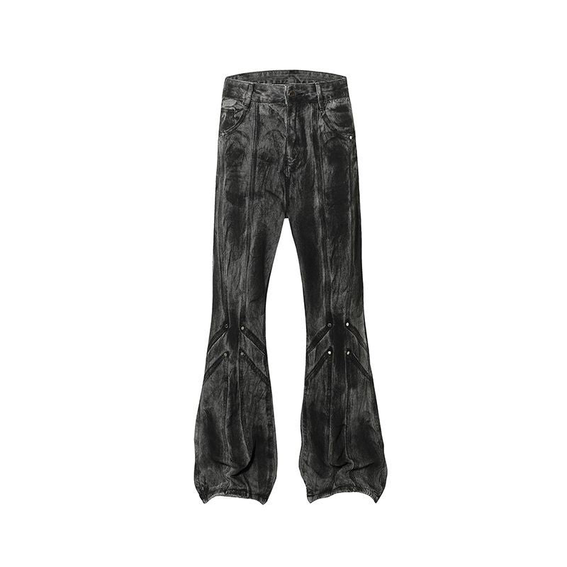 Autumn Personalized Split Wash Denim Trousers