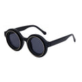 Plastic Fashion Round Frame Sunglasses Men's High-grade Sunglasses