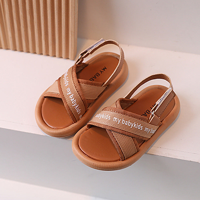 Boys And Girls Fashion Simple Cool Slippers