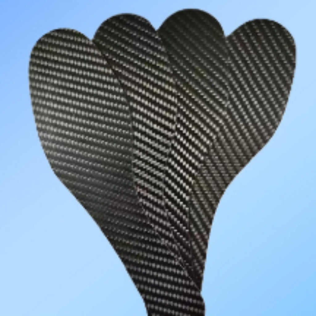 3K Full Palm Carbon Fiber Insole For Shock Absorption And High Elasticity Running