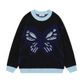Loose Sweet Cute Jacquard Round Neck Knitted Sweater