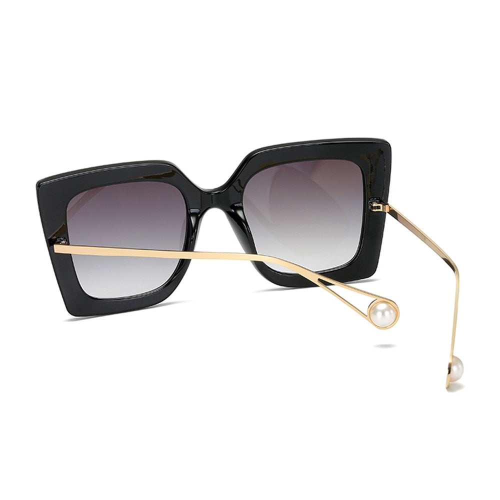 European style square frame sunglasses