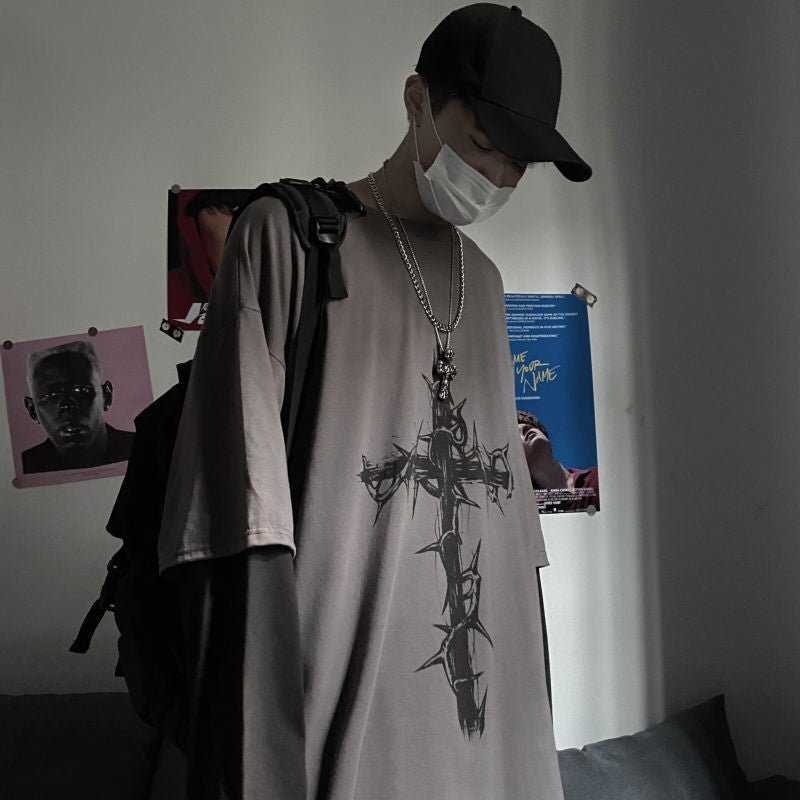 Fashion Street Fashion Hip-hop Fake Long-sleeved