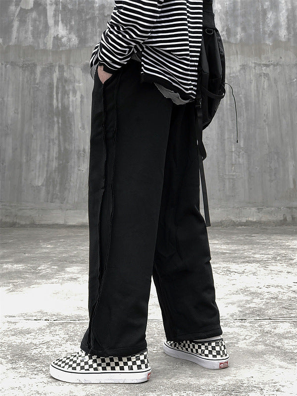 Loose Straight Trousers Retro Wide Leg Pants