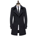 Men's Business Casual Mid-length Cloak Overcoat