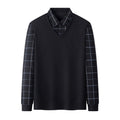 Fake Two-piece Loose Casual Polo Shirt