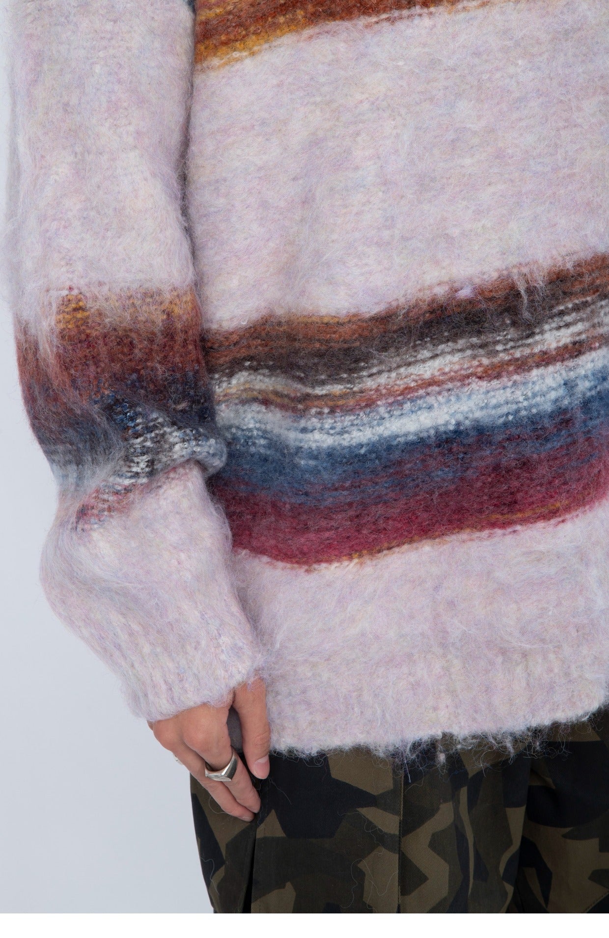 Hair And Stripes Thick Sweater