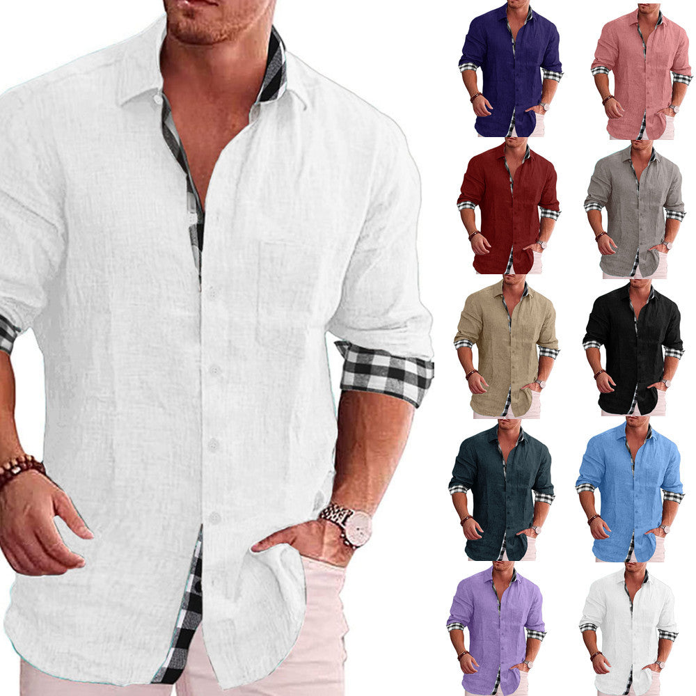 Men's Casual Long Sleeve summer shirt