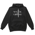 Men's And Women's Cotton Black Hoodie