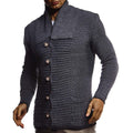Fashion Solid Color Long-sleeved Knitted Jacket New Sweater