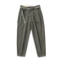 Casual Solid Color Lazy Youth Popularity Overalls Fashionable Trendy Gray Green