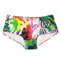 Men's Tropical Coconut Color Splatter Print Swim Shorts