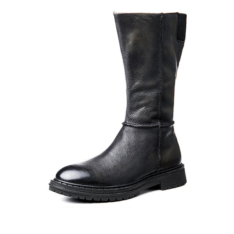 Men's Vintage Handmade Thick Sole Leather Boots