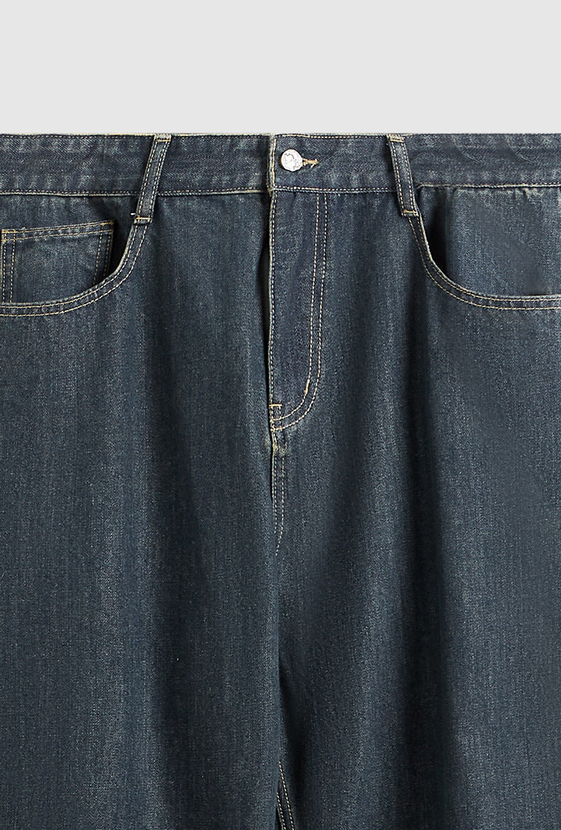 Summer Primary Color Loose Street Wide Leg Jeans